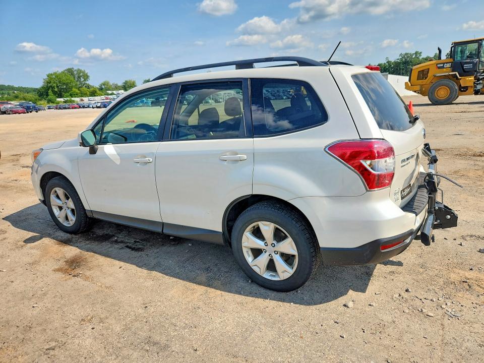 2015 Subaru Forester VIN JF2SJADC3FH552314 COPART salvage auction — REAR END, Wi - Junked Vehicle Bill Of Sale, sold $175 on 2026-07-28 (photo 2)
