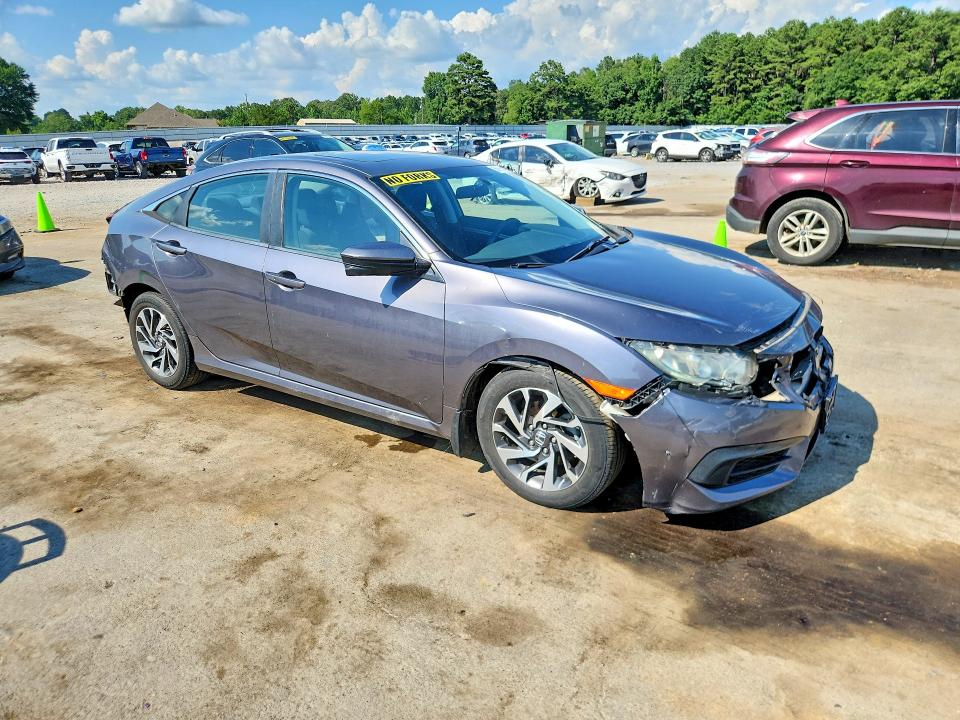 2016 Honda Civic VIN 19XFC2F7XGE074657 COPART salvage auction — REAR END, Ms - Cert Of Title-Salvaged, sold $675 on 2026-07-24 (photo 4)
