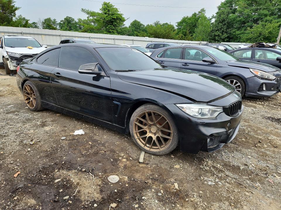 2014 BMW 4er VIN WBA3N9C57EF720469 COPART salvage auction — MECHANICAL, Nj - Certificate Of Title, sold $1,150 on 2026-07-27 (photo 4)
