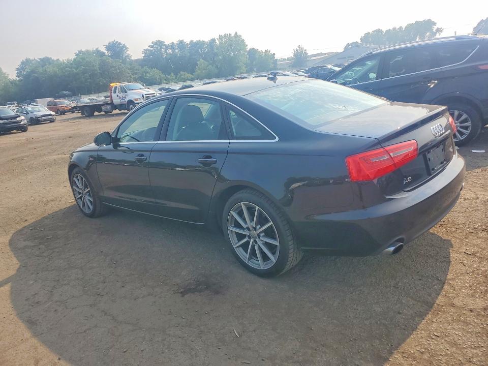2014 Audi A6 VIN WAUFGAFC5EN037856 COPART salvage auction — MINOR DENT/SCRATCHES, Ct - Certificate Of Title, sold $3,250 on 2026-07-21 (photo 2)