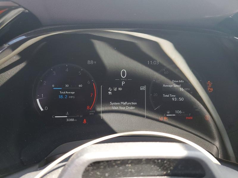 2025 Lexus Rx VIN 2T2BAMCA4SC123676 COPART salvage auction — FRONT END, Salvage Title, sold $27,000 on 2026-08-24 (photo 9)