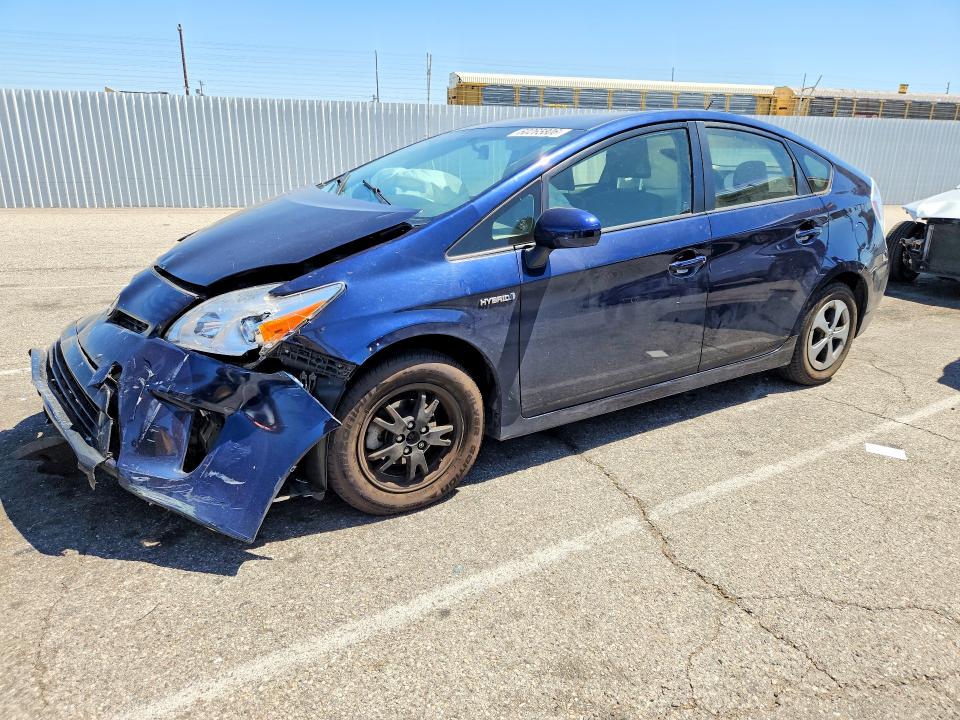 2013 Toyota Prius VIN JTDKN3DU2D1658038 COPART salvage auction — FRONT END, Ca - Salvage Certificate, sold $550 on 2026-07-14 (photo 1)