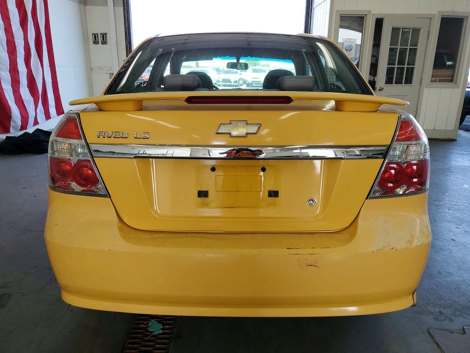 2008 Chevrolet Aveo VIN KL1TD56658B043072 COPART salvage auction — FRONT END, Wa - Bill Of Sale, sold $225 on 2026-07-31 (photo 6)