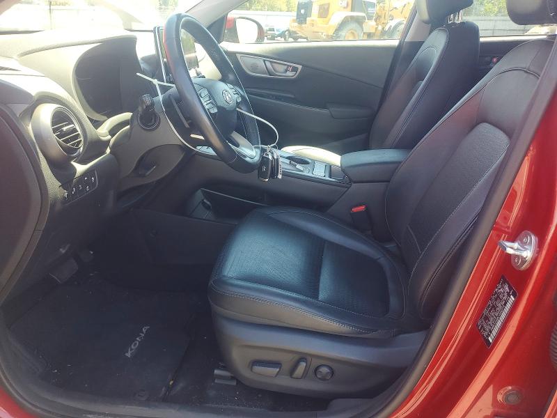 2020 Hyundai Kona VIN KM8K53AG8LU082270 COPART salvage auction — FRONT END, Ca - Salvage Certificate, sold $6,100 on 2026-07-22 (photo 7)