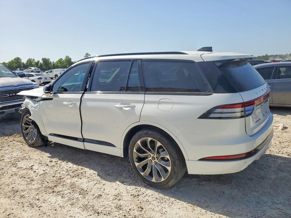 2025 Lincoln Aviator VIN 5LM5J6WC5SGL23437 COPART salvage auction — FRONT END, Tx - Salvage Vehicle Title, sold $12,800 on 2026-07-28 (photo 2)