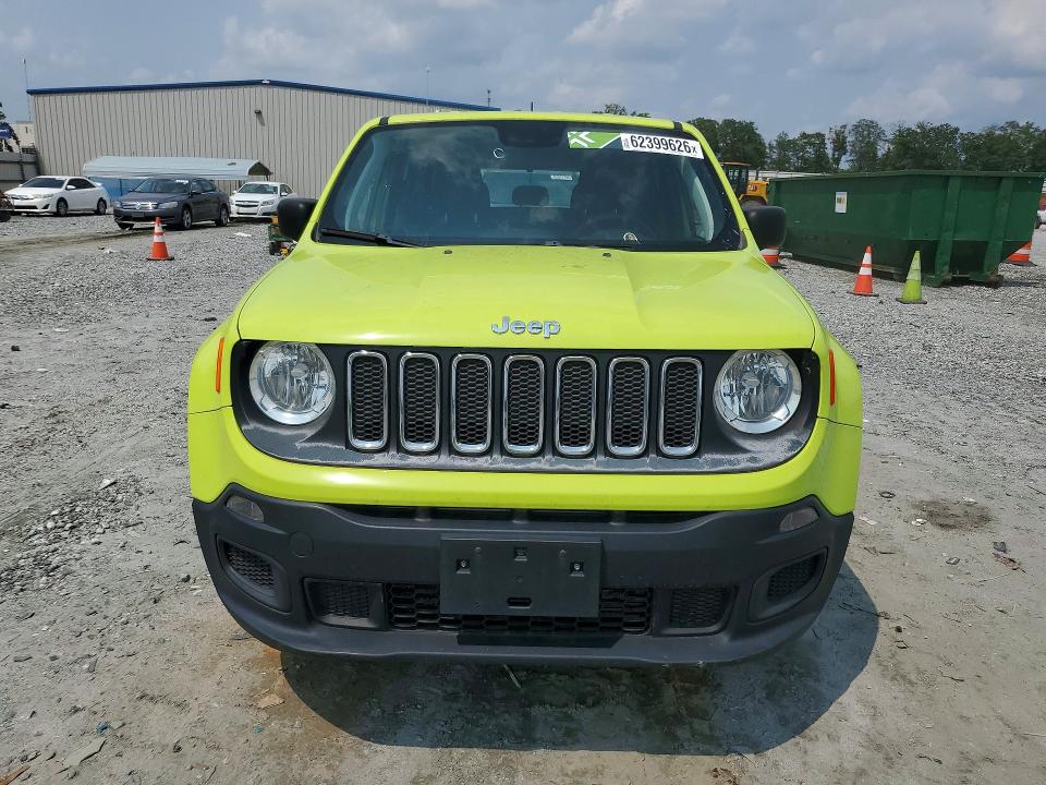 2018 Jeep Renegade VIN ZACCJBAH2JPG97841 COPART salvage auction — MINOR DENT/SCRATCHES, Nc - Certificate Of Title, sold $2,050 on 2026-08-03 (photo 5)