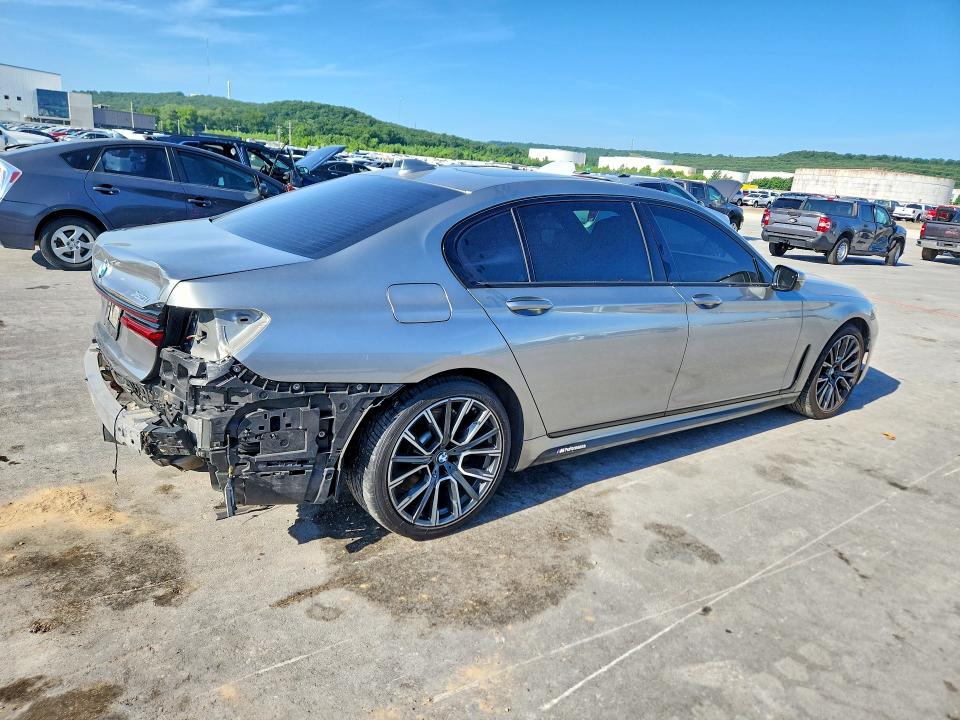 2020 BMW 7er VIN WBA7U2C08LGJ59870 COPART salvage auction — REAR END, Ok - Cert Of Title-Salvage, sold $18,500 on 2026-08-07 (photo 3)