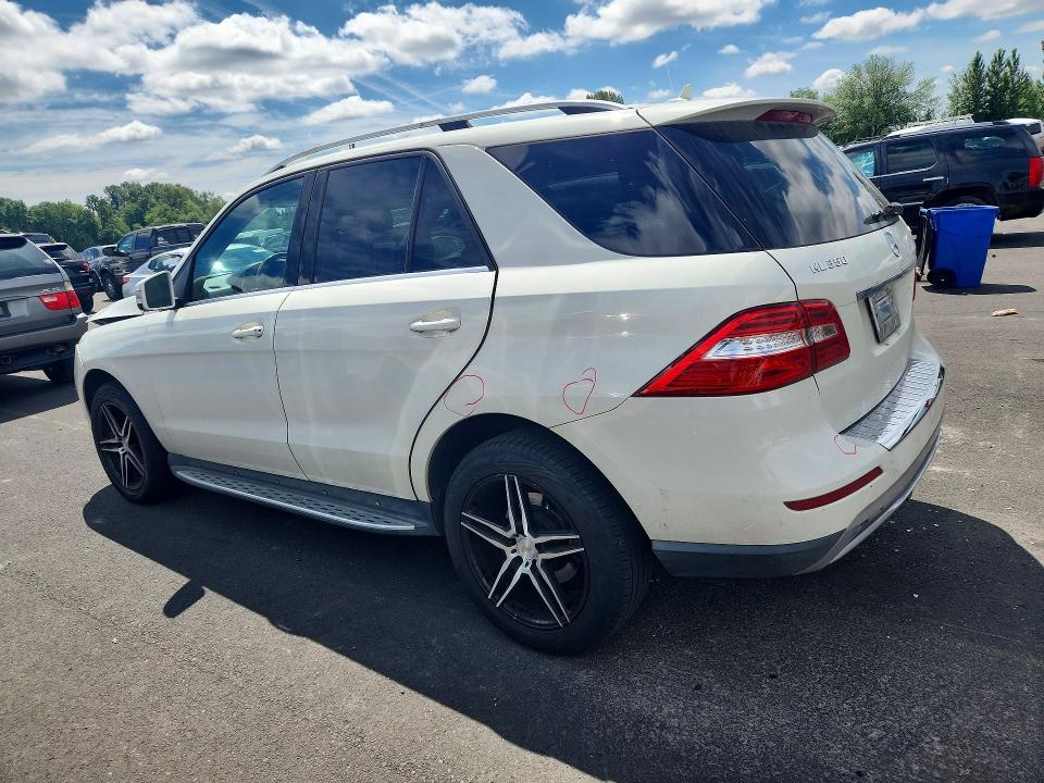 2013 Mercedes-benz M-klasse VIN 4JGDA5HB8DA255704 COPART salvage auction — FRONT END, Or - Salvage Title Certificate, sold $1,000 on 2026-08-03 (photo 2)