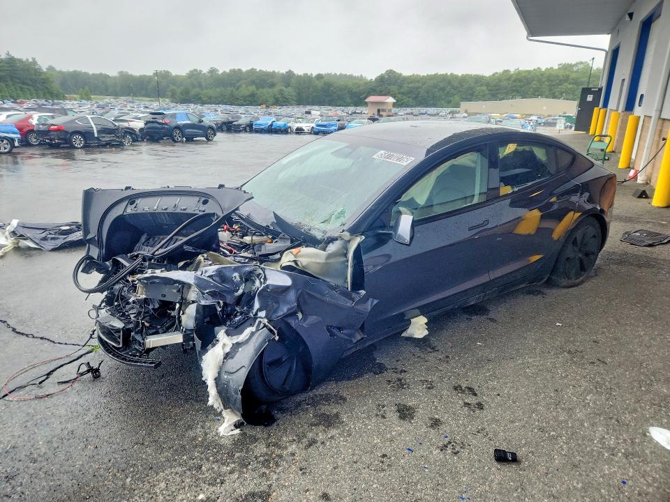 2024 Tesla Model 3 VIN 5YJ3E1EA8RF771553 COPART salvage auction — FRONT END, Ct - Certificate Of Title, sold $3,950 on 2026-07-30 (photo 1)
