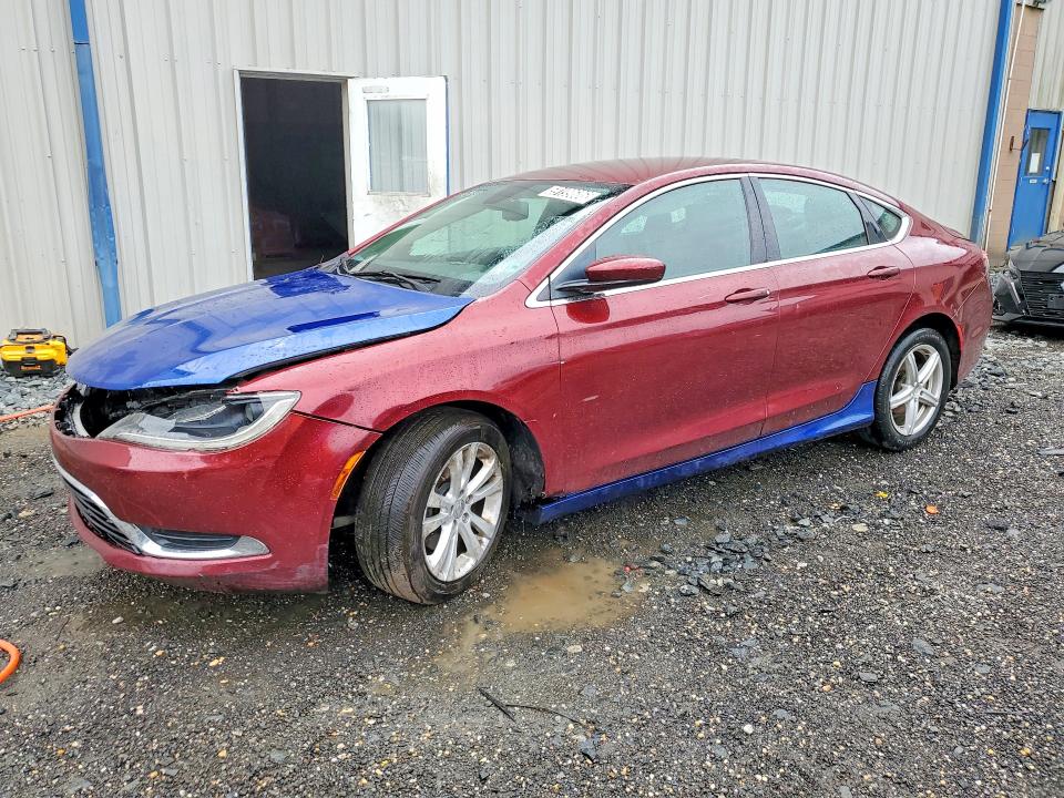 2016 Chrysler 200 VIN 1C3CCCAB2GN166611 COPART salvage auction — FRONT END, VA - CERTIFICATE OF TITLE, sold $200 on 2026-07-28 (photo 1)