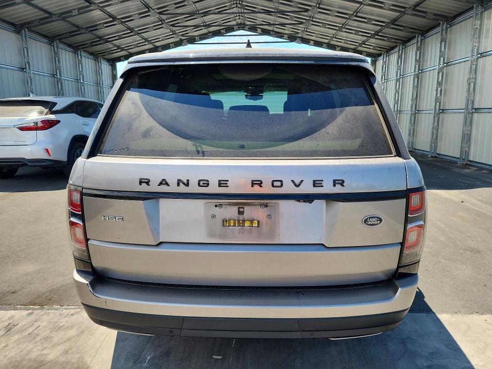 2018 Land rover RANGE ROVER VIN SALGS2SV6JA389714 COPART salvage auction — MECHANICAL, Ca - Dis/Dlr/Exp Only Clean Title (P), sold $11,900 on 2026-07-27 (photo 6)