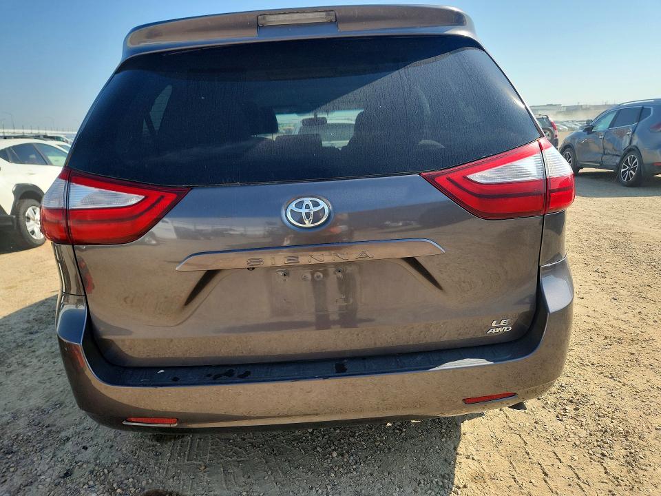 2015 Toyota Sienna VIN 5TDJK3DC8FS112409 COPART salvage auction — WATER/FLOOD, Ab - Bos - Nonrepairable, sold $500 on 2026-07-30 (photo 6)