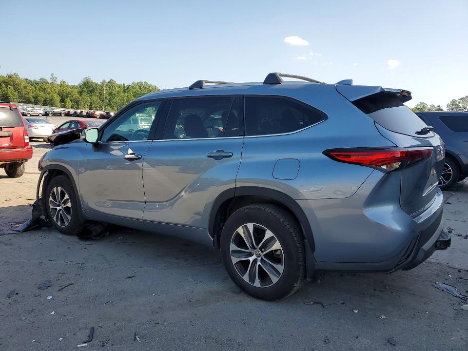 2022 Toyota Highlander VIN 5TDGZRBH0NS203826 COPART salvage auction — FRONT END, PA - CERTIFICATE OF SALVAGE, sold $11,500 on 2026-07-22 (photo 2)
