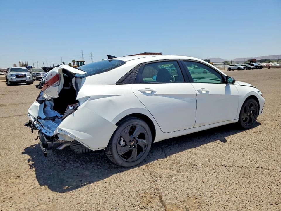 2026 Hyundai Elantra VIN KMHLM4DG5TU185817 COPART salvage auction — REAR END, AZ - CERT OF TITLE - SALVAGE (P), sold $3,800 on 2026-07-13 (photo 3)