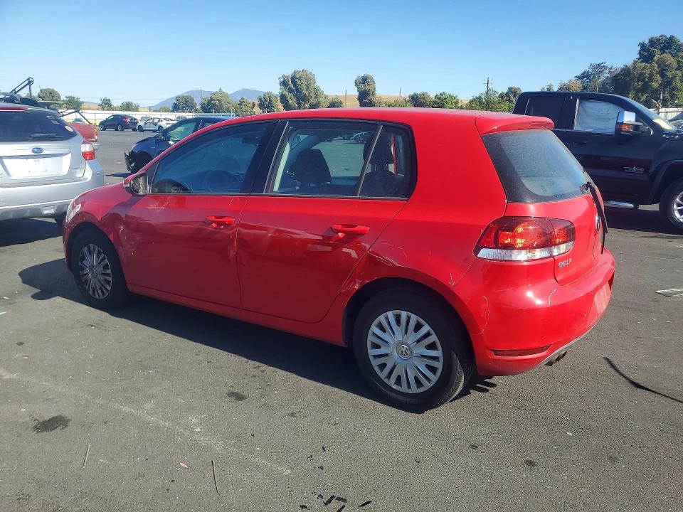 2012 Volkswagen Golf VIN WVWDB7AJ2CW241443 COPART salvage auction — FRONT END, Ca - Salvage Certificate, sold $1,600 on 2026-07-22 (photo 2)