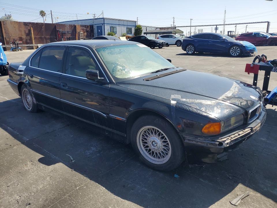 1997 BMW 7 series VIN WBAGJ8328VDM03762 COPART salvage auction — FRONT END, Ca - Salvage Certificate, sold $200 on 2026-07-31 (photo 4)