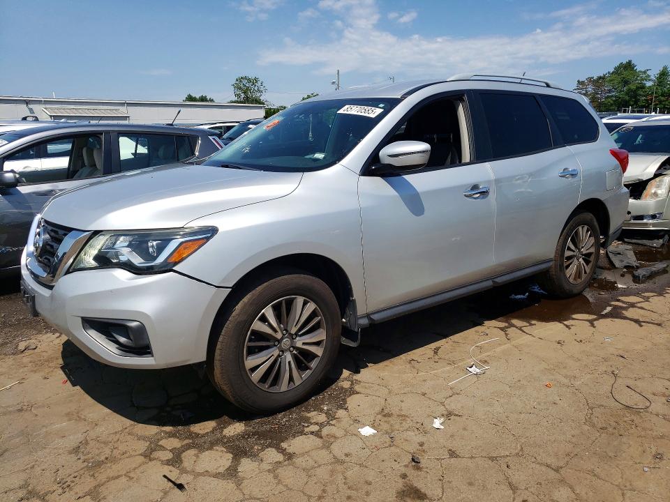 2017 Nissan Pathfinder VIN 5N1DR2MM0HC693190 COPART salvage auction — FRONT END, Ct - Cert Of Title-Rebuilt Salvage, sold $850 on 2026-07-31 (photo 1)