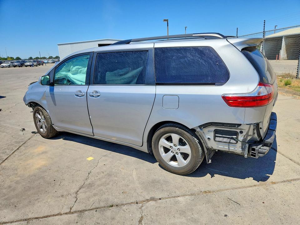 2015 Toyota Sienna VIN 5TDKK3DC2FS643609 COPART salvage auction — SIDE, Ca - Salvage Certificate, sold $525 on 2026-07-20 (photo 2)