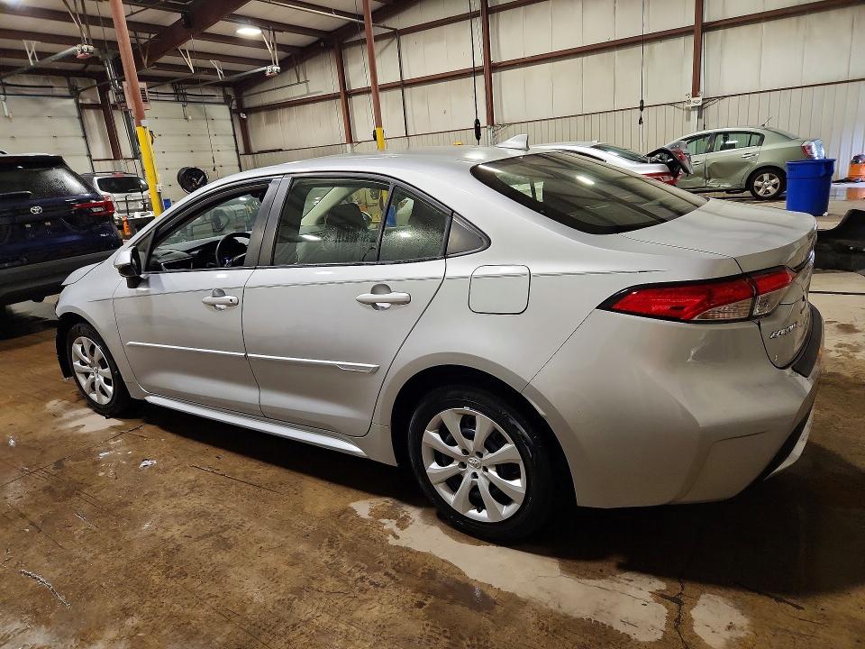 2020 Toyota Corolla VIN JTDEPRAE7LJ010930 COPART salvage auction — FRONT END, Pa - Certificate Of Salvage, sold $5,400 on 2026-07-28 (photo 2)