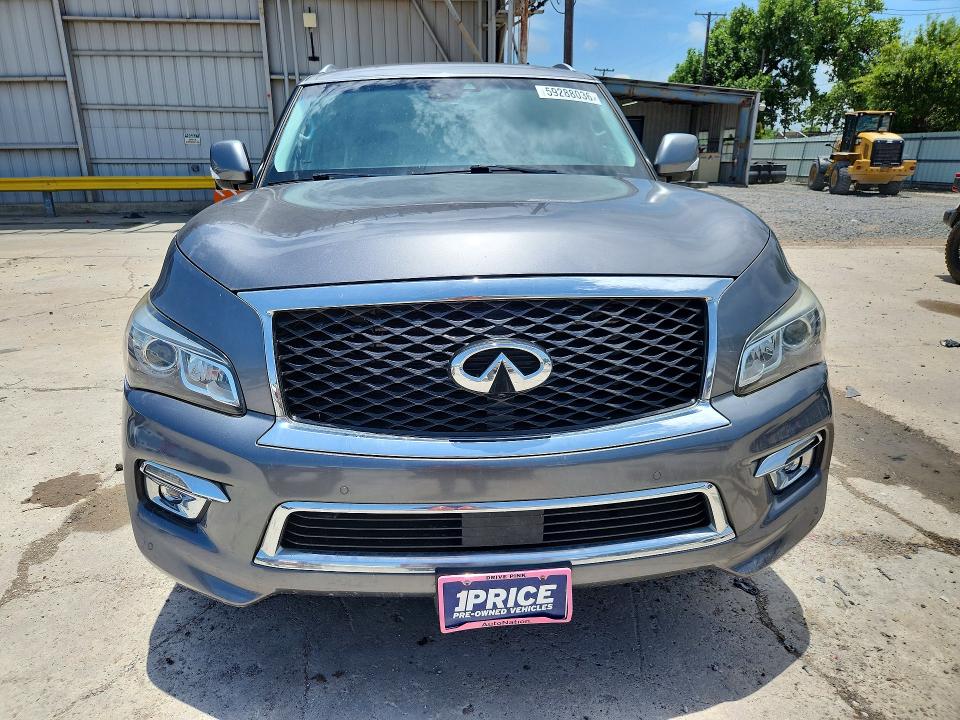 2017 Infiniti Qx80 VIN JN8AZ2NF7H9647364 COPART salvage auction — UNDERCARRIAGE, Tx - Certificate Of Title (P), sold $1,250 on 2026-07-21 (photo 5)