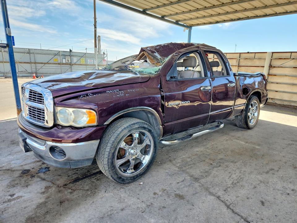 2004 Dodge Ram 1500 VIN 1D7HA18KX4J135052 COPART salvage auction — ROLLOVER, Nm - Certificate Of Title (P), sold $250 on 2026-07-10 (photo 1)