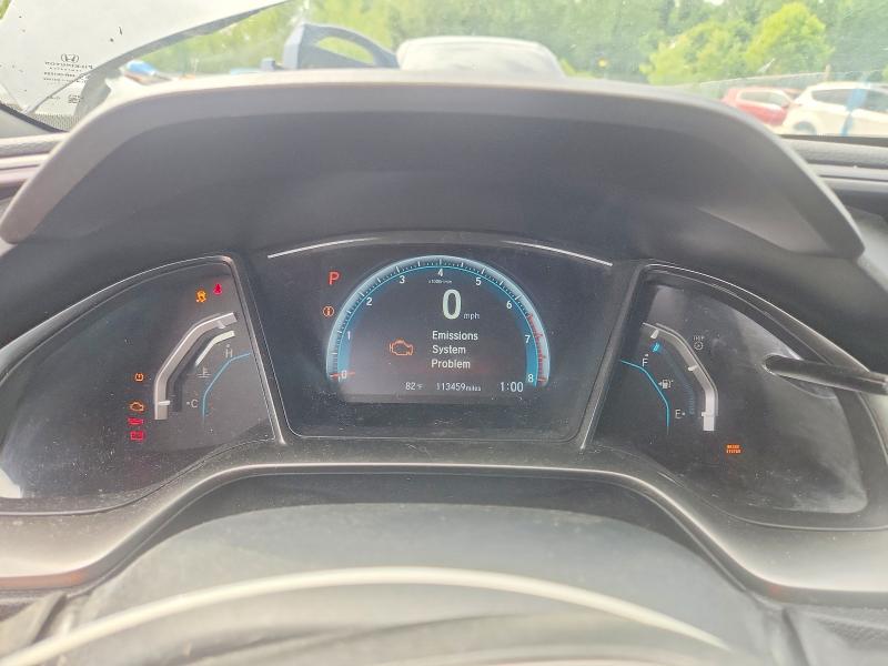 2018 Honda Civic VIN SHHFK7H75JU205376 COPART salvage auction — FRONT END, Ky - Cert Of Title-Salvage, sold $2,000 on 2026-07-30 (photo 9)