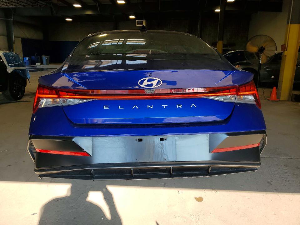 2025 Hyundai Elantra VIN KMHLS4DG9SU033995 COPART salvage auction — FRONT END, Pa - Certificate Of Salvage, sold $3,600 on 2026-07-29 (photo 6)