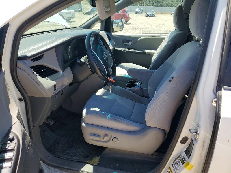 2015 Toyota Sienna VIN 5TDJK3DC7FS123174 COPART salvage auction — FRONT END, Ca - Salvage Certificate, sold $2,350 on 2026-08-21 (photo 7)