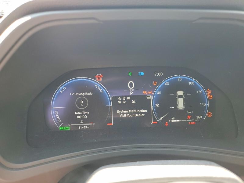 2025 Toyota Highlander VIN 5TDADAB51SS025335 COPART salvage auction — FRONT END, Oh - Cert Of Title-Salvage, sold $6,000 on 2026-07-29 (photo 9)