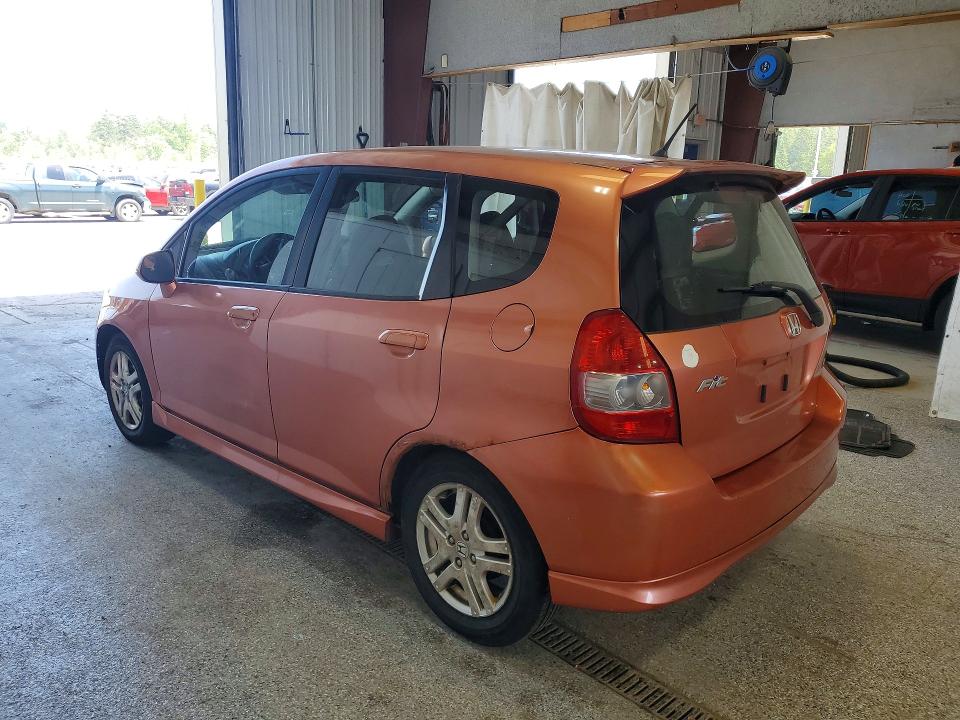 2007 Honda Fit VIN JHMGD38637S021760 COPART salvage auction — FRONT END, NY - MV-907A SALVAGE CERTIFICATE, sold $125 on 2026-07-13 (photo 2)