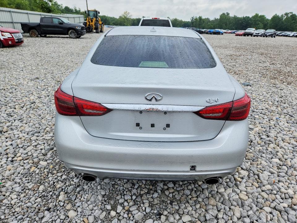 2019 Infiniti Q50 VIN JN1EV7AP5KM519040 COPART salvage auction — DAMAGE HISTORY, OH - CERTIFICATE OF TITLE, sold $2,700 on 2026-07-31 (photo 6)