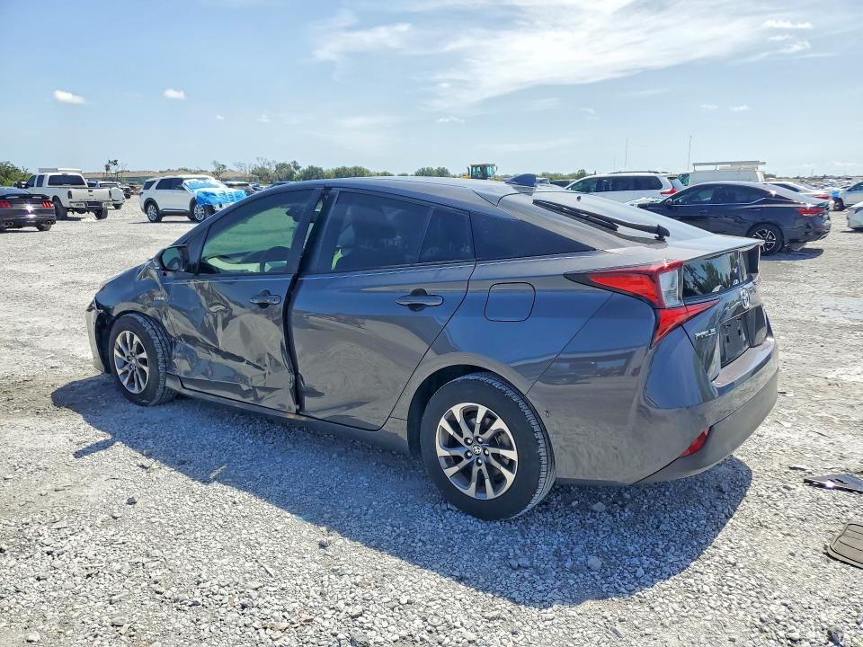 2019 Toyota Prius VIN JTDKARFU7K3070083 COPART salvage auction — SIDE, Fl - Cert Of Title Slvg Rebuildable, sold $3,400 on 2026-07-31 (photo 2)