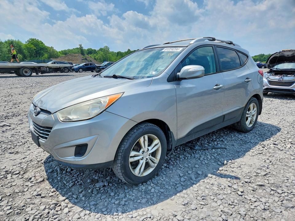 2012 Hyundai Tucson VIN KM8JUCAC4CU520682 COPART salvage auction — FRONT END, PA - CERT OF TITLE, sold $500 on 2026-07-22 (photo 1)