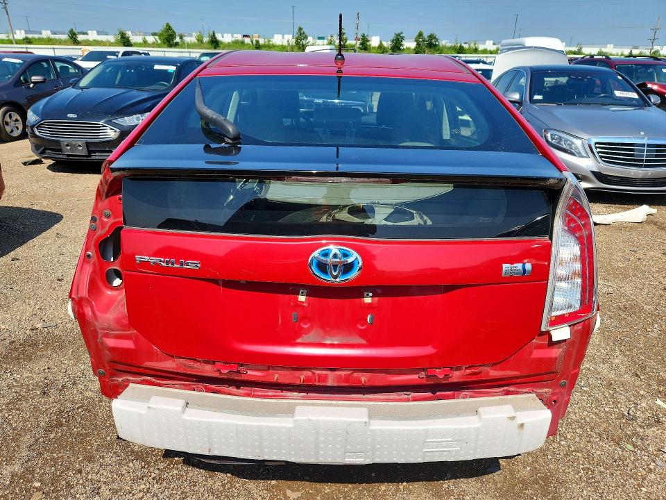 2015 Toyota Prius VIN JTDKN3DU3F0442188 COPART salvage auction — REAR END, Il - Salvage Certificate, sold $325 on 2026-07-28 (photo 6)
