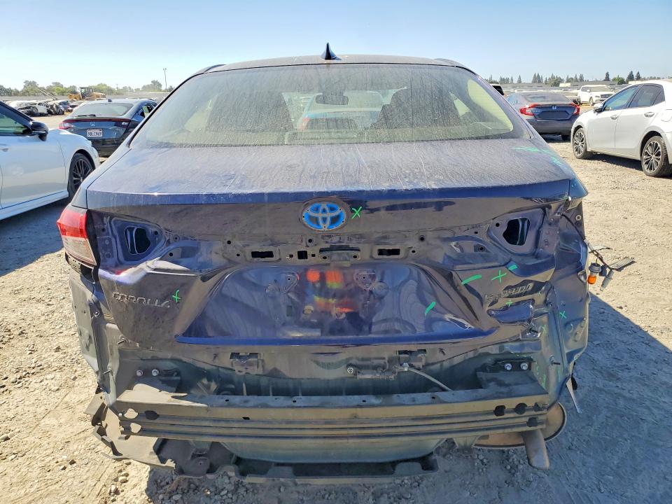 2021 Toyota Corolla VIN JTDEAMDE9MJ035197 COPART salvage auction — REAR END, Ca - Salvage Certificate, sold $20 on 2026-07-28 (photo 6)