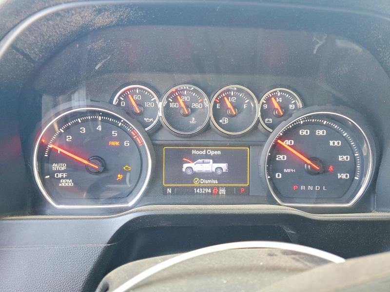 2019 Chevrolet Silverado VIN 1GCPYFED7KZ145735 COPART salvage auction — ROLLOVER, Ca - Salvage Certificate, sold $7,700 on 2026-08-19 (photo 9)