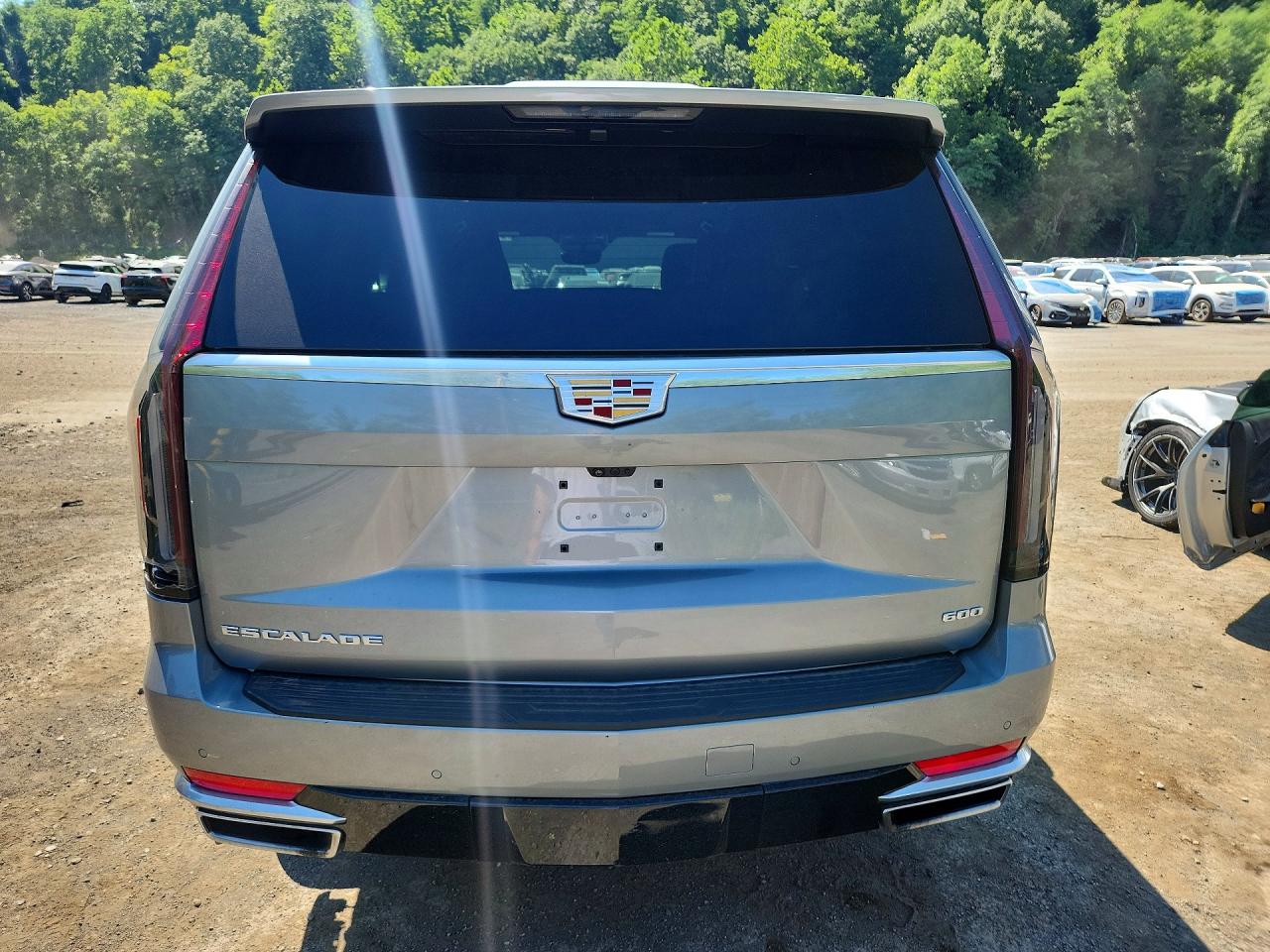 2024 Cadillac Escalade VIN 1GYS4BKLXRR358693 COPART salvage auction — Side, NY - MV-907A SALVAGE CERTIFICATE, sold $32,750 on 2026-08-11 (photo 6)
