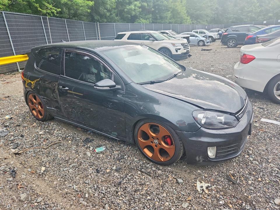 2012 Volkswagen Gti VIN WVWEV7AJ9CW218415 COPART salvage auction — SIDE, MD - CERT OF SALVAGE > 75% DAMAGE (P), sold $925 on 2026-07-28 (photo 4)