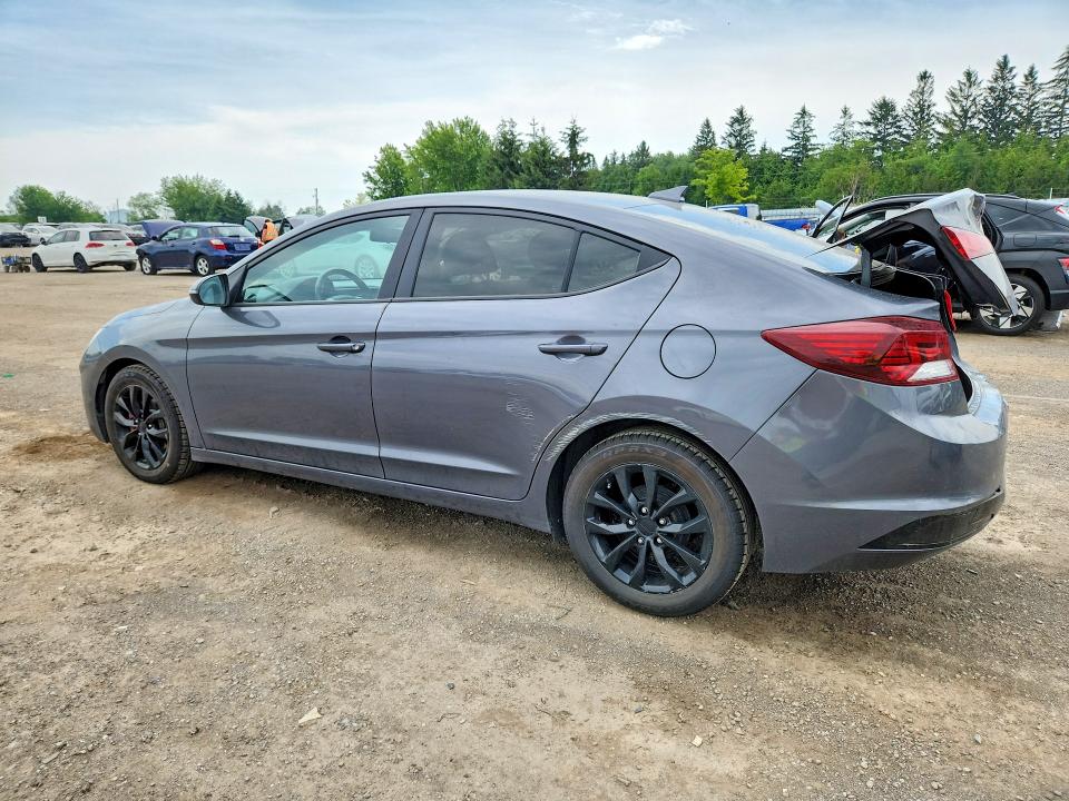 2019 Hyundai Elantra VIN KMHD84LF9KU801633 COPART salvage auction — REAR END, ON - PERMIT SALVAGE, sold $3,150 on 2026-07-21 (photo 2)