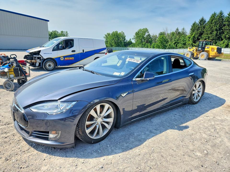 2015 Tesla Model s VIN 5YJSA1H24FFP70679 COPART salvage auction — MECHANICAL, NY - CERTIFICATE OF TITLE, sold $1,800 on 2026-07-20 (photo 1)