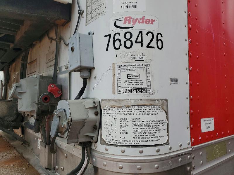 2015 Great dane trailers Trailer VIN 1GRAA9620FB710372 COPART salvage auction — SIDE, OK - CERTIFICATE OF TITLE (P), sold $950 on 2026-09-08 (photo 8)