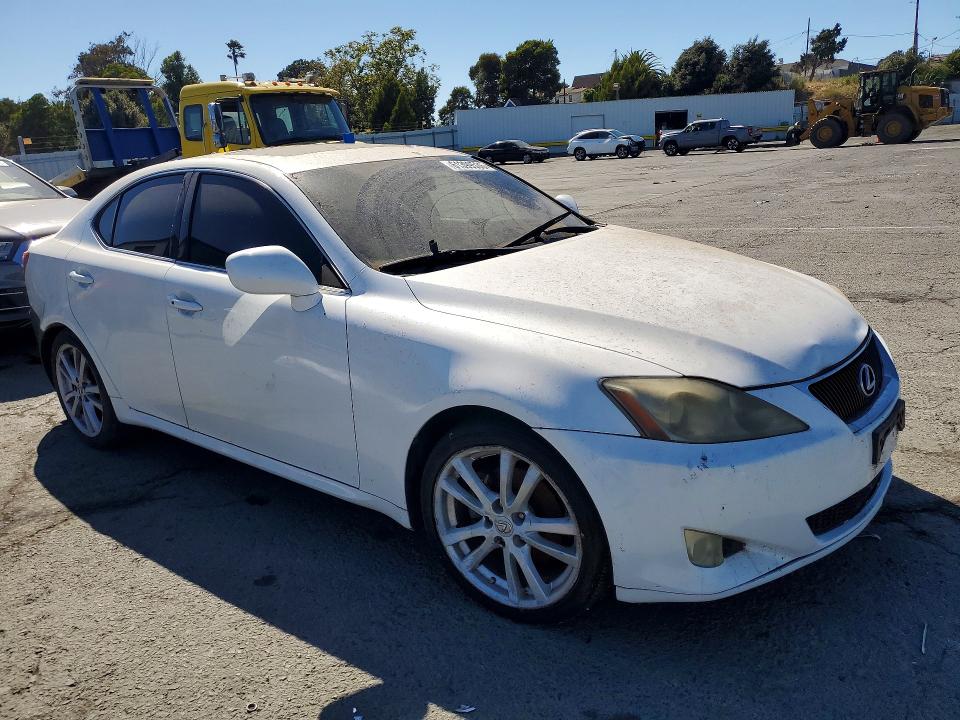 2007 Lexus Is 250 VIN JTHBK262272030993 COPART salvage auction — MECHANICAL, CA - DIS/DLR/EXP ONLY CLEAN TITLE, sold $175 on 2026-07-24 (photo 4)
