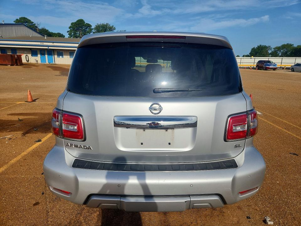2018 Nissan Armada VIN JN8AY2ND0J9056316 COPART salvage auction — MECHANICAL, TX - CERTIFICATE OF TITLE, sold $4,050 on 2026-07-20 (photo 6)
