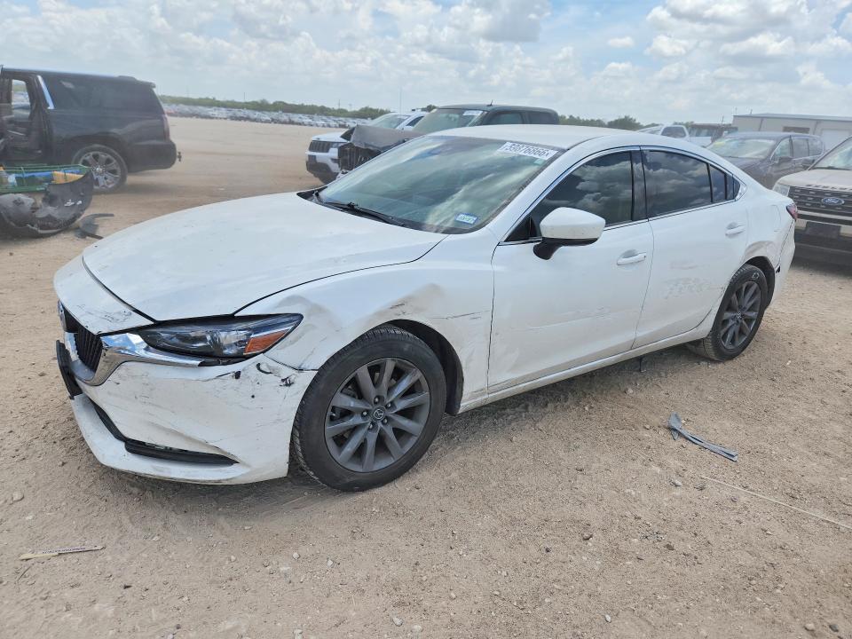2018 Mazda 6 VIN JM1GL1UM3J1322975 COPART salvage auction — FRONT END, TX - SALVAGE VEHICLE TITLE (P), sold $2,950 on 2026-07-16 (photo 1)