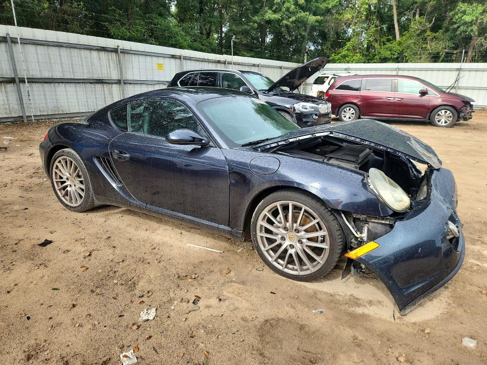 2007 Porsche Cayman VIN WP0AA29817U762858 COPART salvage auction — FRONT END, Fl - Cert Of Title Slvg Rebuildable, sold $4,300 on 2026-08-07 (photo 4)