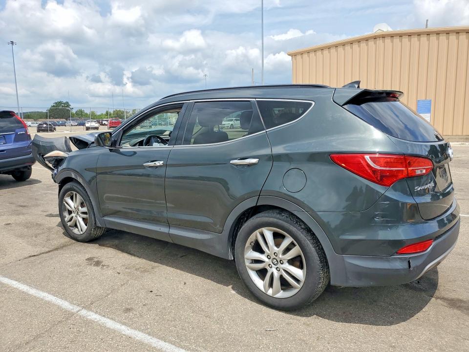 2013 Hyundai Santa fe VIN 5XYZUDLA2DG095376 COPART salvage auction — FRONT END, Oh - Cert Of Title-Salvage, sold $375 on 2026-07-31 (photo 2)