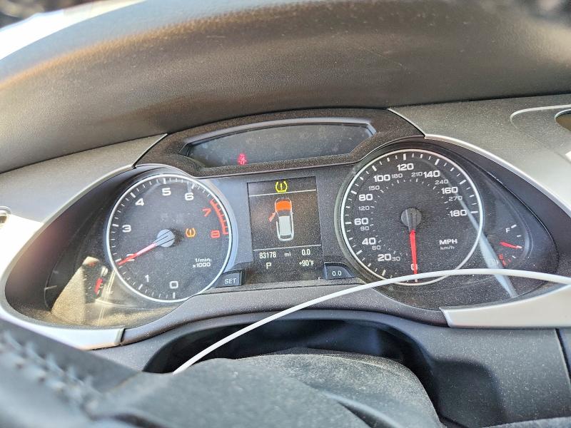 2011 Audi A4 VIN WAUWFAFL7BA014097 COPART salvage auction — MINOR DENT/SCRATCHES, Ca - Salvage Certificate, sold $375 on 2026-07-14 (photo 9)