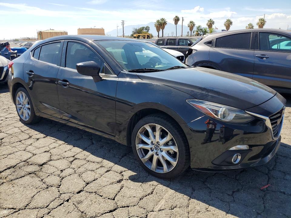 2014 Mazda 3 VIN JM1BM1W32E1140024 COPART salvage auction — REAR END, Ca - Salvage Certificate, sold $1,550 on 2026-07-30 (photo 4)