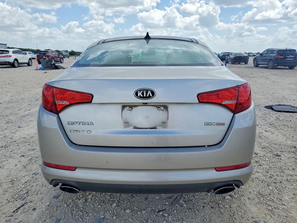 2013 Kia Optima VIN 5XXGN4A77DG154972 COPART salvage auction — FRONT END, Tx - Certificate Of Title, sold $1,000 on 2026-07-09 (photo 6)