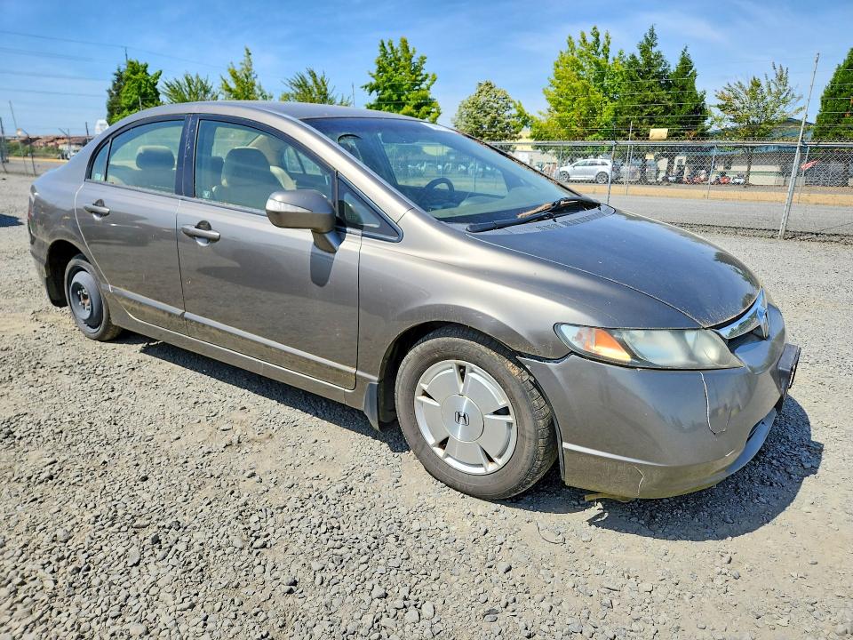 2007 Honda Civic hybrid VIN JHMFA36257S019755 COPART salvage auction — FRONT END, Or - Certificate Of Title, sold $200 on 2026-07-07 (photo 4)